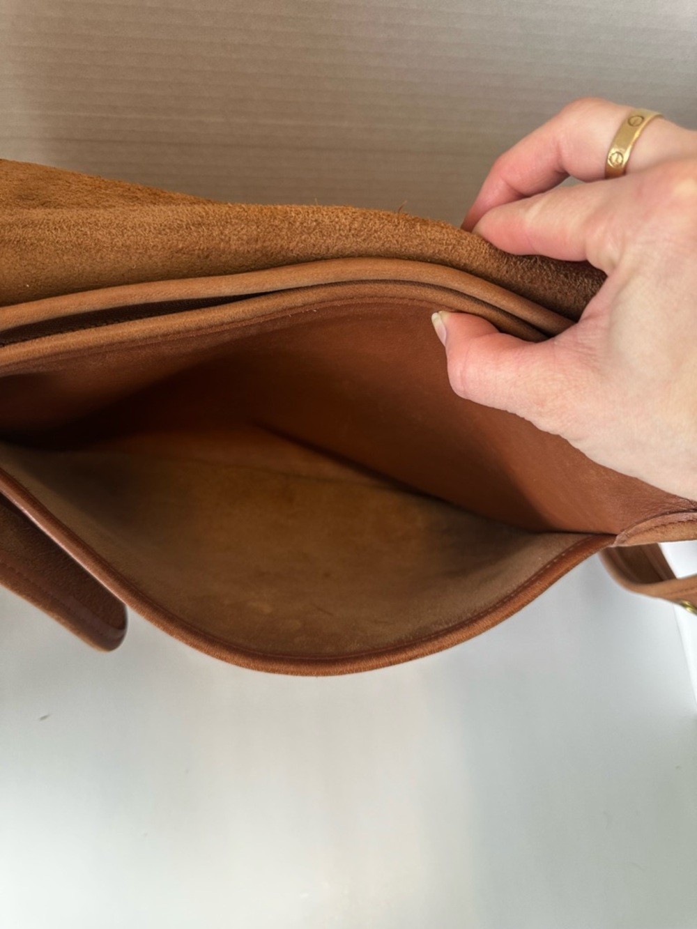 Vintage COACH 9951 Patricia’s Legacy Crossbody Brown Leather  Saddle Bag - Picture 3 of 11